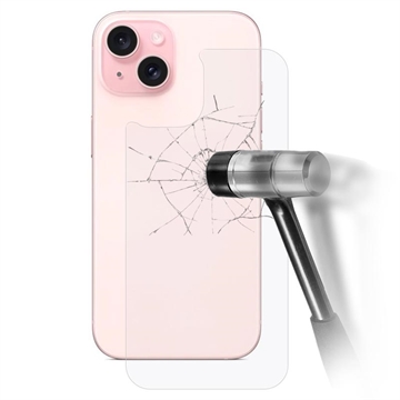 iPhone 15 Plus Härdat Glass Baksideskydd - 9H - Klar