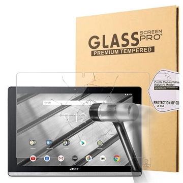 Acer Iconia One 10 B3-A50 Härdat Glas Skärmskydd - Case Friendly - Genomskinlig