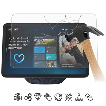 Amazon Echo Show 11 (2025) Skärmskydd av härdat glas - 9H - Case Friendly - Genomskinlig