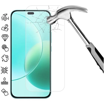 Honor 400 Lite Skärmskydd av härdat glas - 9H - Case Friendly - Genomskinlig