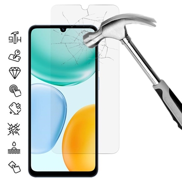 Honor X5c Skärmskydd av härdat glas - 9H - Case Friendly - Genomskinlig