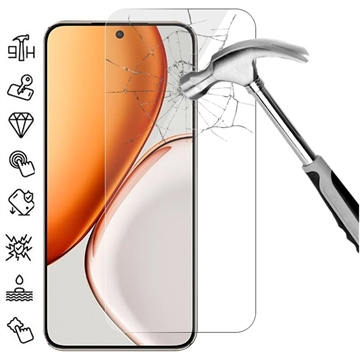 Honor X70 Skärmskydd av härdat glas - 9H - Case Friendly - Genomskinlig