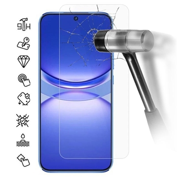 Huawei Nova 12 Lite Härdat Glas Skärmskydd - 9H - Case Friendly - Klar