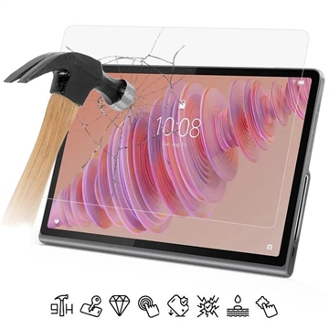 Lenovo Tab Plus Härdat Glas Skärmskydd - Case Friendly - Genomskinlig