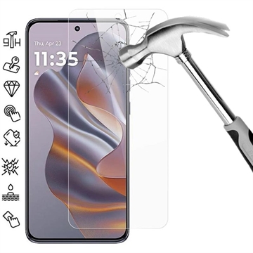 Motorola Edge 50 Neo Härdat Glas Skärmskydd - Case Friendly - Genomskinlig