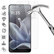 Motorola Edge 70 Skärmskydd av härdat glas - 9H - Case Friendly - Genomskinlig