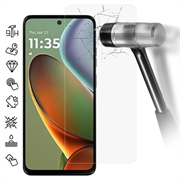 Motorola Moto G15 Härdat Glas Skärmskydd - Case Friendly - Genomskinlig