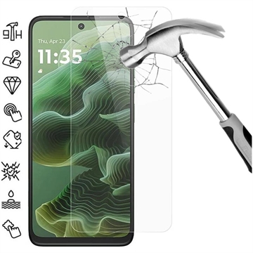 Motorola Moto G35 Härdat Glas Skärmskydd - Case Friendly - Genomskinlig