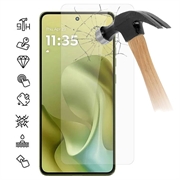 Motorola Moto G86 Skärmskydd av härdat glas - 9H - Case Friendly - Genomskinlig