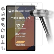Motorola Moto Pad 60 Pro Skärmskydd av härdat glas - 9H - Case Friendly - Genomskinlig