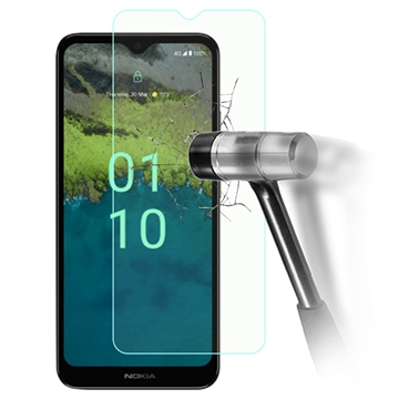 Nokia C110 Härdat Glas Skärmskydd - Klar