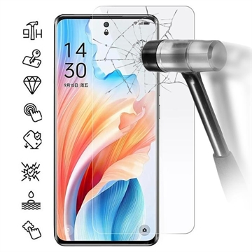Oppo A79/A2 Härdat Glas Skärmskydd - 9H - Case Friendly - Klar