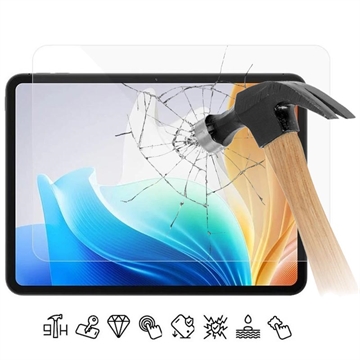 Oppo Pad Air2 Härdat Glas Skärmskydd - 9H, 0.3mm - Case Friendly  - Klar