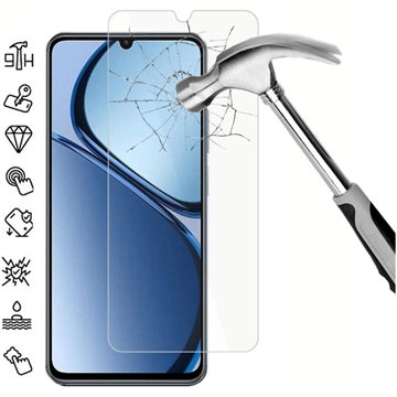 Realme C63 Härdat Glas Skärmskydd - 9H, 0.3mm - Case Friendly  - Klar