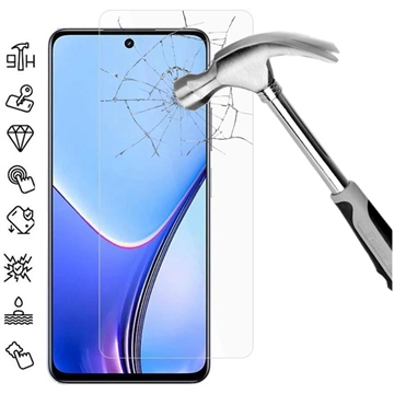 Realme V50s Härdat Glas Skärmskydd - Case Friendly - Klar