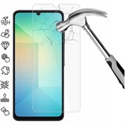 Samsung Galaxy A06 5G Härdat Glas Skärmskydd - Case Friendly - Genomskinlig