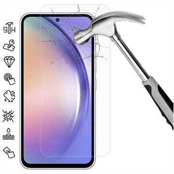 Samsung Galaxy A55 Härdat Glas Skärmskydd - 9H - Case Friendly - Klar