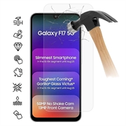 Samsung Galaxy F17 Skärmskydd av härdat glas - 9H - Case Friendly - Genomskinlig