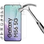 Samsung Galaxy M56/F56 Skärmskydd av härdat glas - 9H - Case Friendly - Genomskinlig