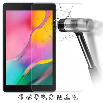 Samsung Galaxy Tab A 8.0 (2019) Härdat Glas Skärmskydd - 9H, 0.3mm - Klar