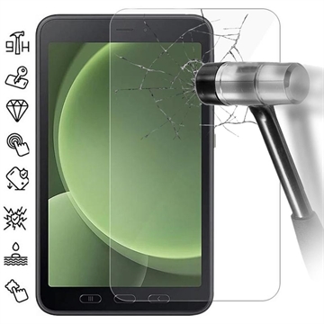 Samsung Galaxy Tab Active5 Härdat Glas Skärmskydd - 9H - Case Friendly - Klar