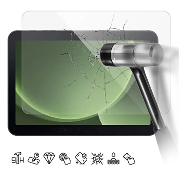Samsung Galaxy Tab Active5 Pro Härdat Glas Skärmskydd - 9H - Case Friendly - Klar