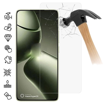 Xiaomi 15T/15T Pro Skärmskydd av härdat glas - 9H - Case Friendly - Genomskinlig