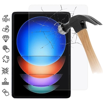 Xiaomi Pad 6S Pro 12.4 Härdat Glas Skärmskydd - 9H - Case Friendly - Klar