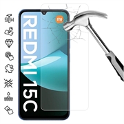 Xiaomi Redmi 15C 4G/Poco C85 4G Skärmskydd av härdat glas - 9H - Case Friendly - Genomskinlig