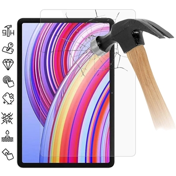 Xiaomi Redmi Pad Pro/Poco Pad Härdat Glas Skärmskydd - 9H, 0.3mm - Case Friendly  - Klar