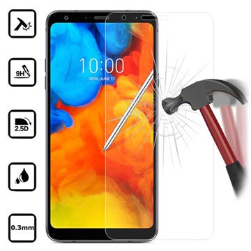 LG Q Stylus Skärmskydd i Härdat Glas - 9H - Genomskinligt