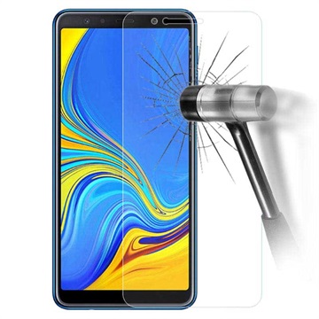 Samsung Galaxy A7 (2018) Härdat Glas Skärmskydd - 9H, 0.3mm - Klar