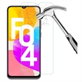 Samsung Galaxy F04 Härdat Glas Skärmskydd - Klar