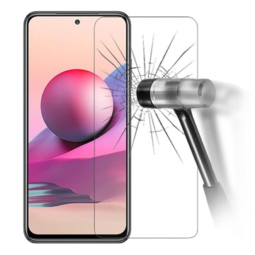 Xiaomi Redmi Note 10S Härdat Glas Skärmskydd - 9H, 0.3mm - Klar