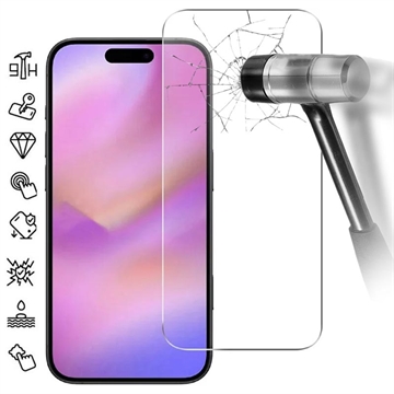 iPhone 17 Pro Max Skärmskydd av härdat glas - 9H - Case Friendly - Genomskinlig