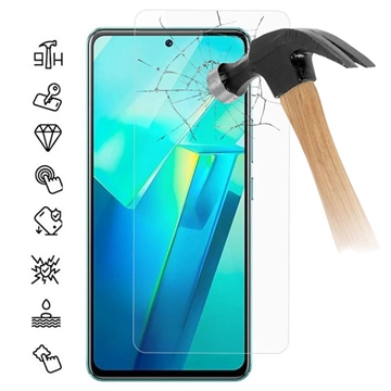 vivo T2 Härdat Glas Skärmskydd - 9H, 0.3mm - Case Friendly  - Klar