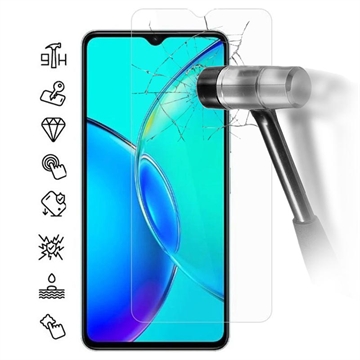 vivo Y27 Härdat Glas Skärmskydd - Case Friendly - Genomskinlig