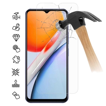 vivo Y36i Härdat Glas Skärmskydd - 9H - Case Friendly - Klar