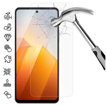 vivo iQOO Z8x Härdat Glas Skärmskydd - 9H, 0.3mm - Case Friendly  - Klar