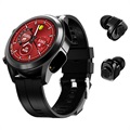 Toleda T10 Smartwatch med TWS Hörlurar - Svart