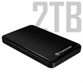 Transcend StoreJet 25A3 USB 3.1 Gen 1 Extern Hårddisk - 2TB