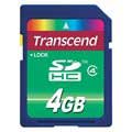Transcend SDHC Minneskort TS4GSDHC4 - 4GB