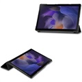 Tri-Fold Series Samsung Galaxy Tab A8 10.5 (2021) Foliofodral - Svart