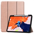 Tri-Fold Series iPad Pro 12.9 (2020) Flipfodral - Roséguld