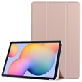 Tri-Fold Series Samsung Galaxy Tab A7 10.4 (2020) Foliofodral - Roséguld