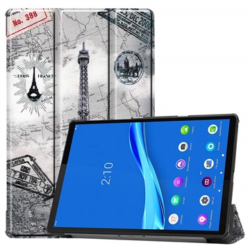 Tri-Fold Series Lenovo Tab M10 FHD Plus Foliofodral - Eiffeltornet