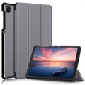 Tri-Fold Series Samsung Galaxy Tab A7 Lite Foliofodral - Grå