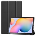 Tri-Fold Series Samsung Galaxy Tab S6 Lite Foliofodral - Svart