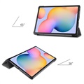 Tri-Fold Series Samsung Galaxy Tab S6 Lite 2020/2022 Foliofodral - Grå