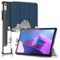 Tri-Fold Series Samsung Galaxy Tab S8 Smart Foliofodral - Galax